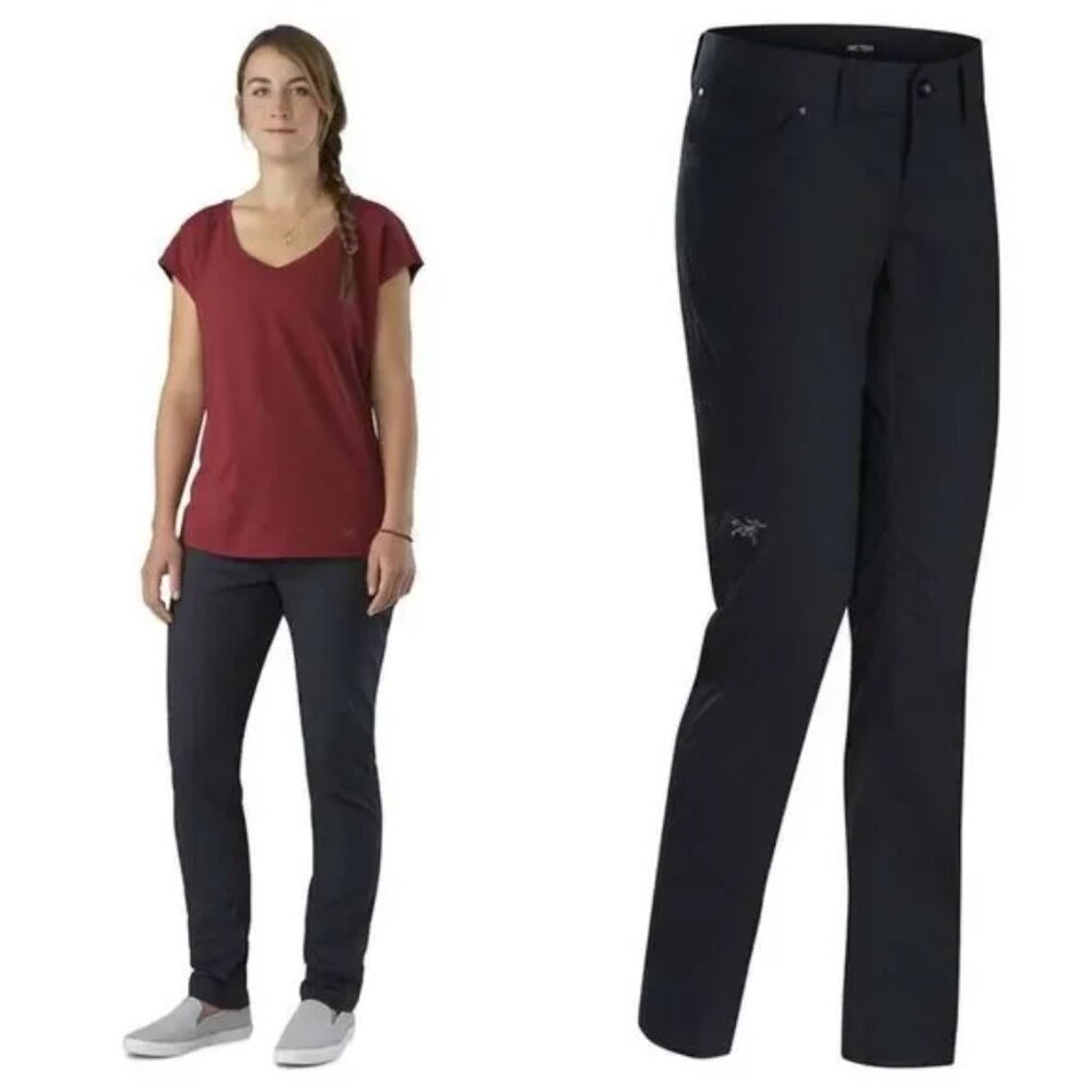 Arc'teryx Blue Dori Pants Women's Size 10 Stretch Outdoors Gorpcore Hiking - Picture 11 of 12